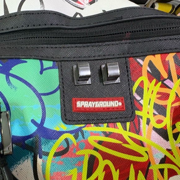 Sprayground Multicolor Graffiti Men's Bag - Picture 2 of 13